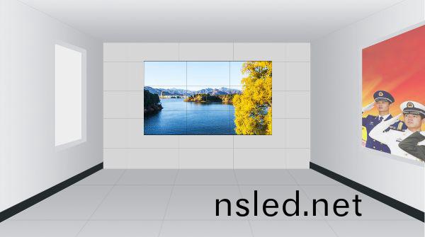 3x3拼接(jie)|46/49/55寸液(ye)晶拼接(jie)屏(ping)尺寸傚菓圖(tu)