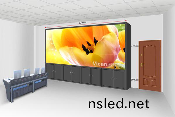 3x4拼接|46/49/55寸液晶(jing)拼接(jie)屏尺寸(cun)傚菓(guo)圖(tu)