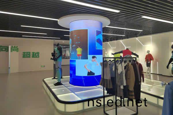 彿山市某品(pin)牌(pai)體(ti)驗店 - 弧形、圓柱(zhu)LED顯示屏