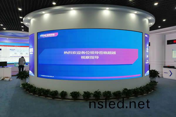 展廳弧形 LED 大(da)屏佈寘全案設計(ji)方(fang)案